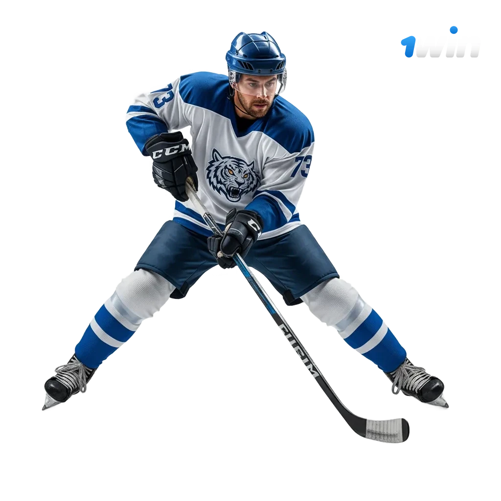 1win ice hockey betting India: NHL & Euro leagues, live odds, moneyline/puck line/totals, ₹80,000 bonus, UPI/cards/netbanking