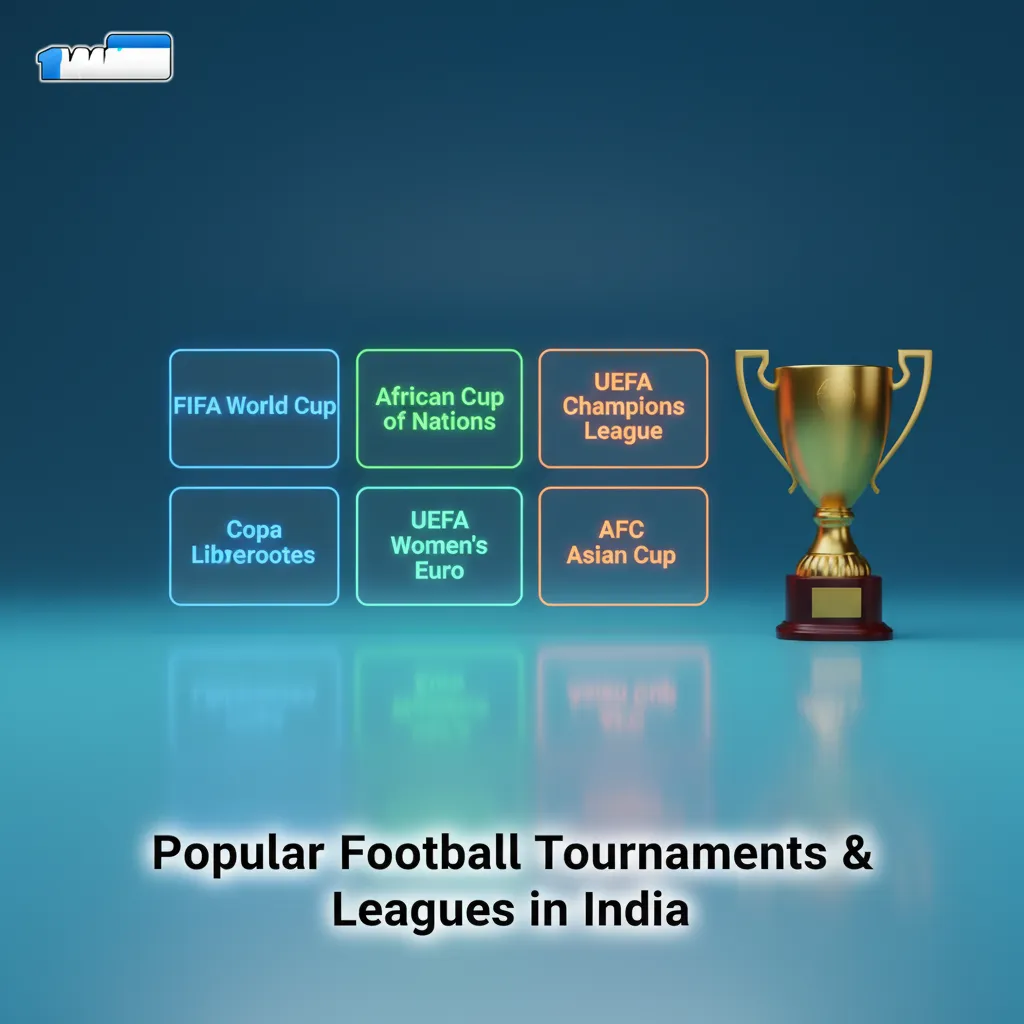 Collage of Indian and global football: ISL, I-League, Durand Cup, Santosh Trophy, AFC, FIFA World Cup, UCL, EPL, Serie A