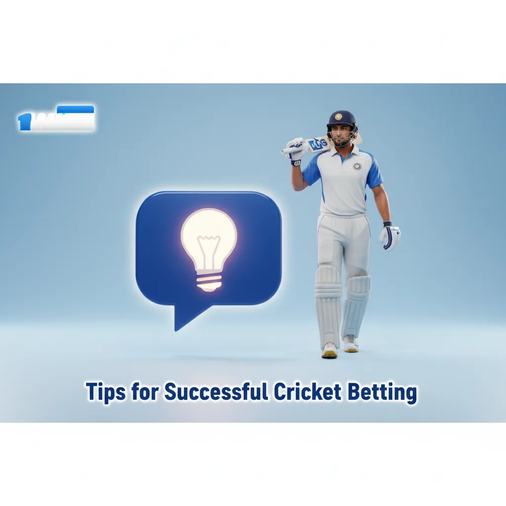 Infographic: Tips for Successful Cricket Betting—form, pitch/weather, format, bankroll management, and on-site tools.