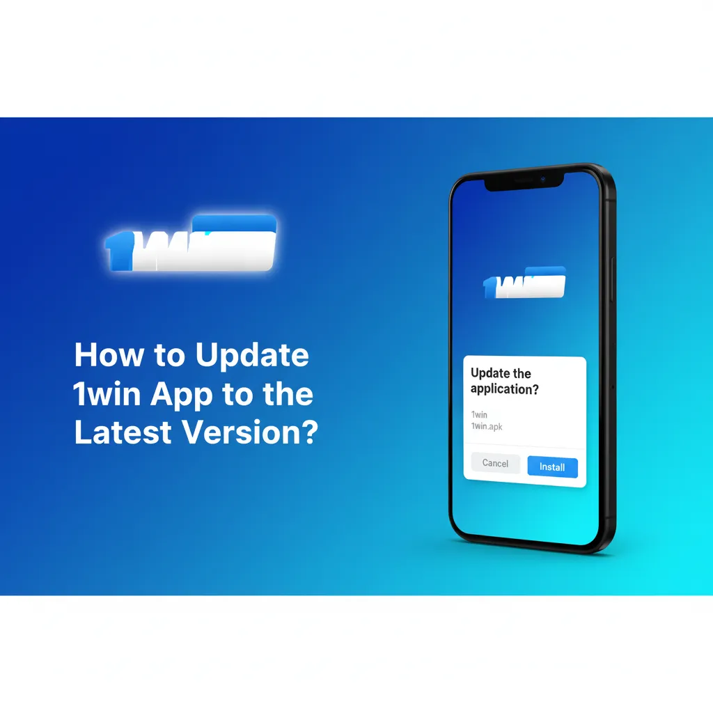 Smartphone showing 1win Settings
