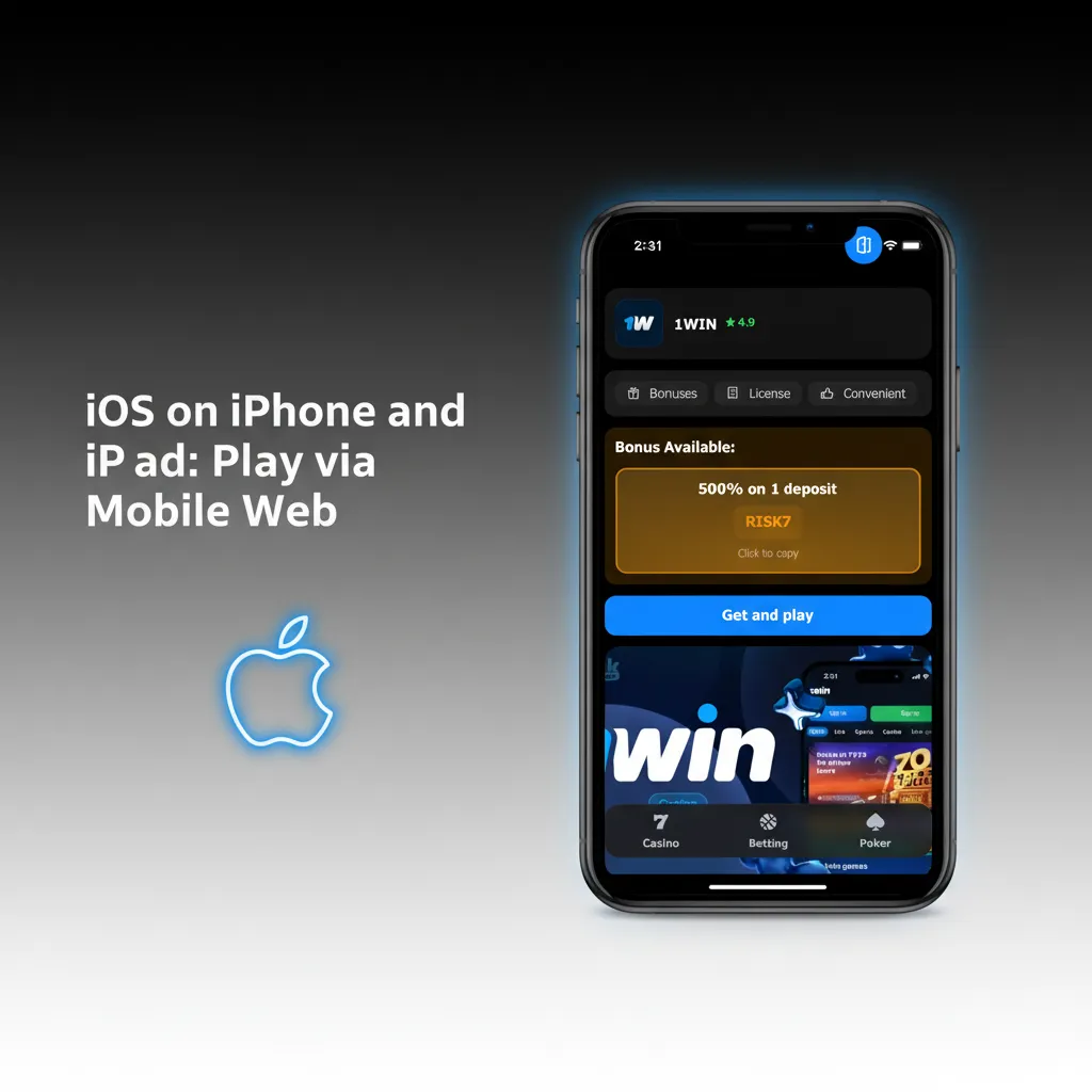 iPhone and iPad instructions: play via mobile web, add site to Home Screen, log in, enable notifications in Safari.