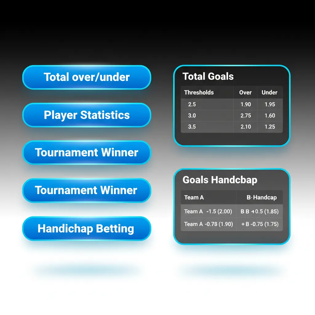 Infographic of 1win bet types: Single, Express (Accumulator), and System, balancing risk and reward across selections.