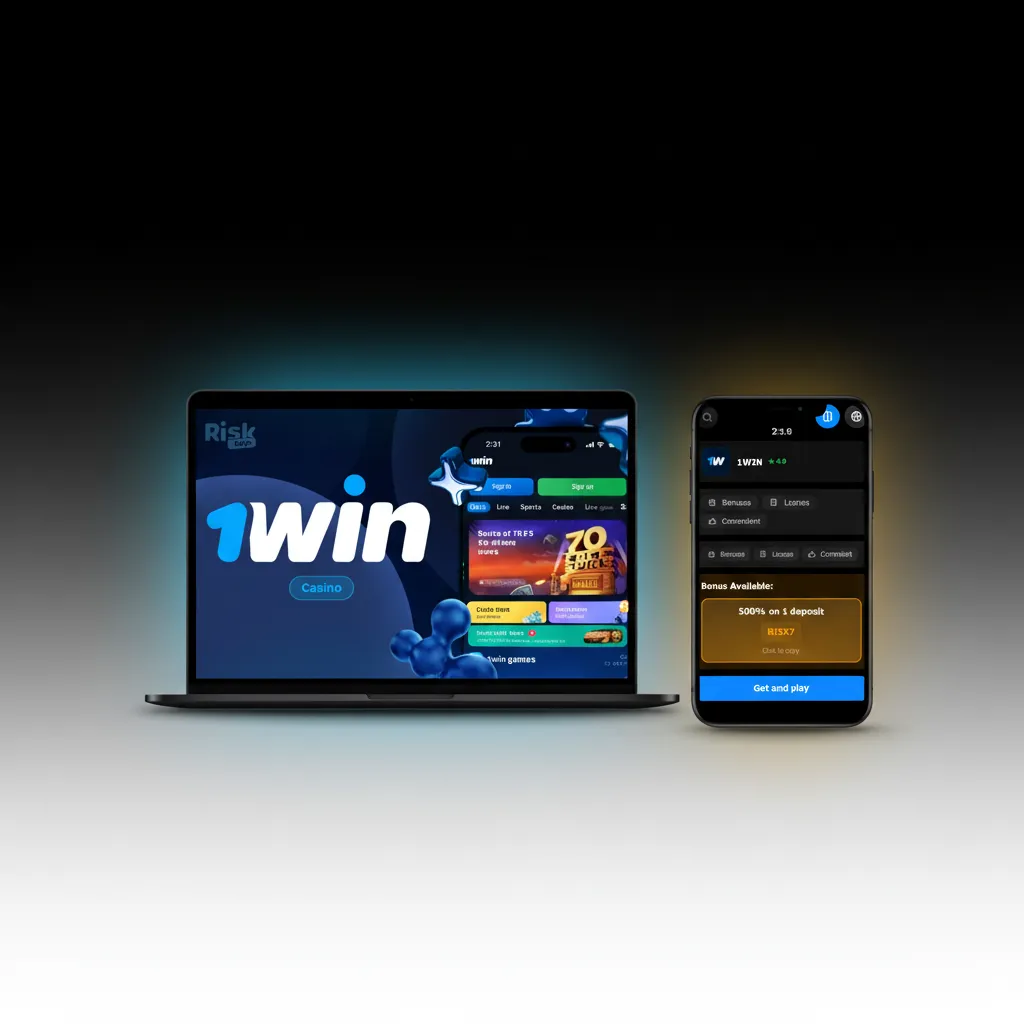 1win website interface, nav: Sports, Live, Casino, Esports, Virtuals, Promotions, Support; balance, bonuses, quick deposit