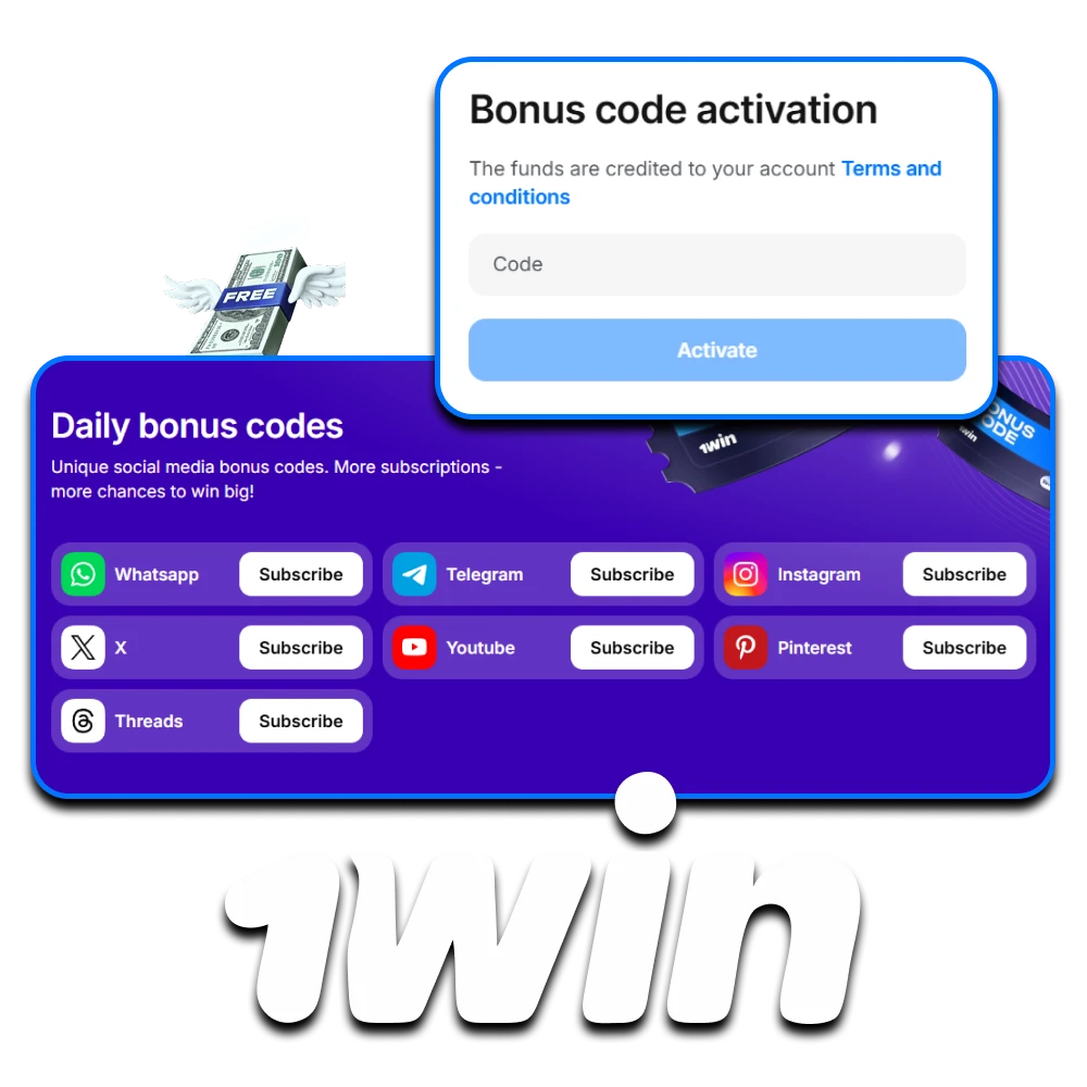 We will tell you about promo codes from 1win.