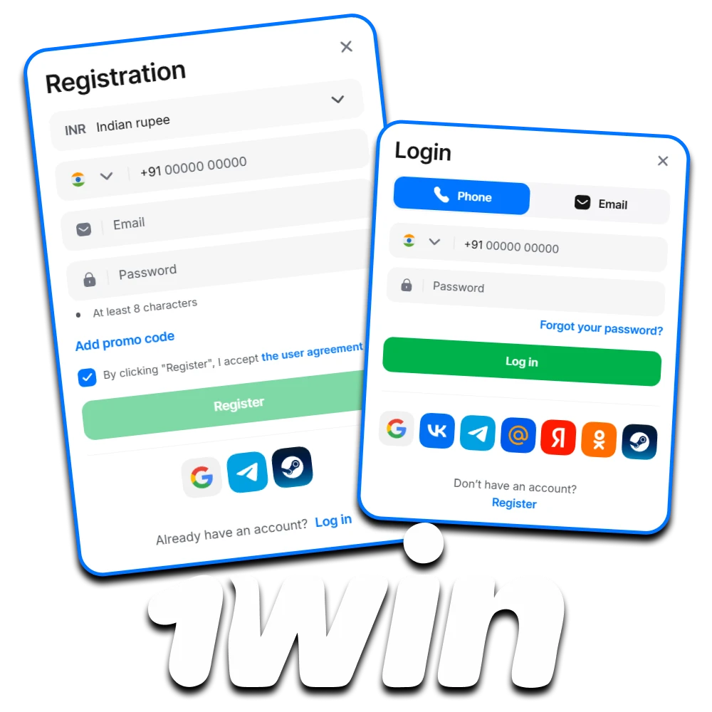 We will tell you about the registration methods on the 1win website.