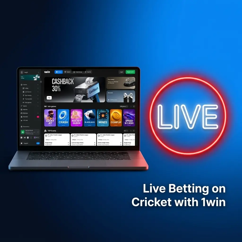 Live cricket betting on 1win with real-time odds, ball-by-ball stats, cash out options, and match winner markets.